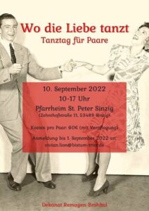 Tanztag für Paare @ Pfarrheim St. Peter Sinzig