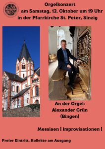 Orgelkonzert in St. Peter @ Pfarrkirche St. Peter Sinzig